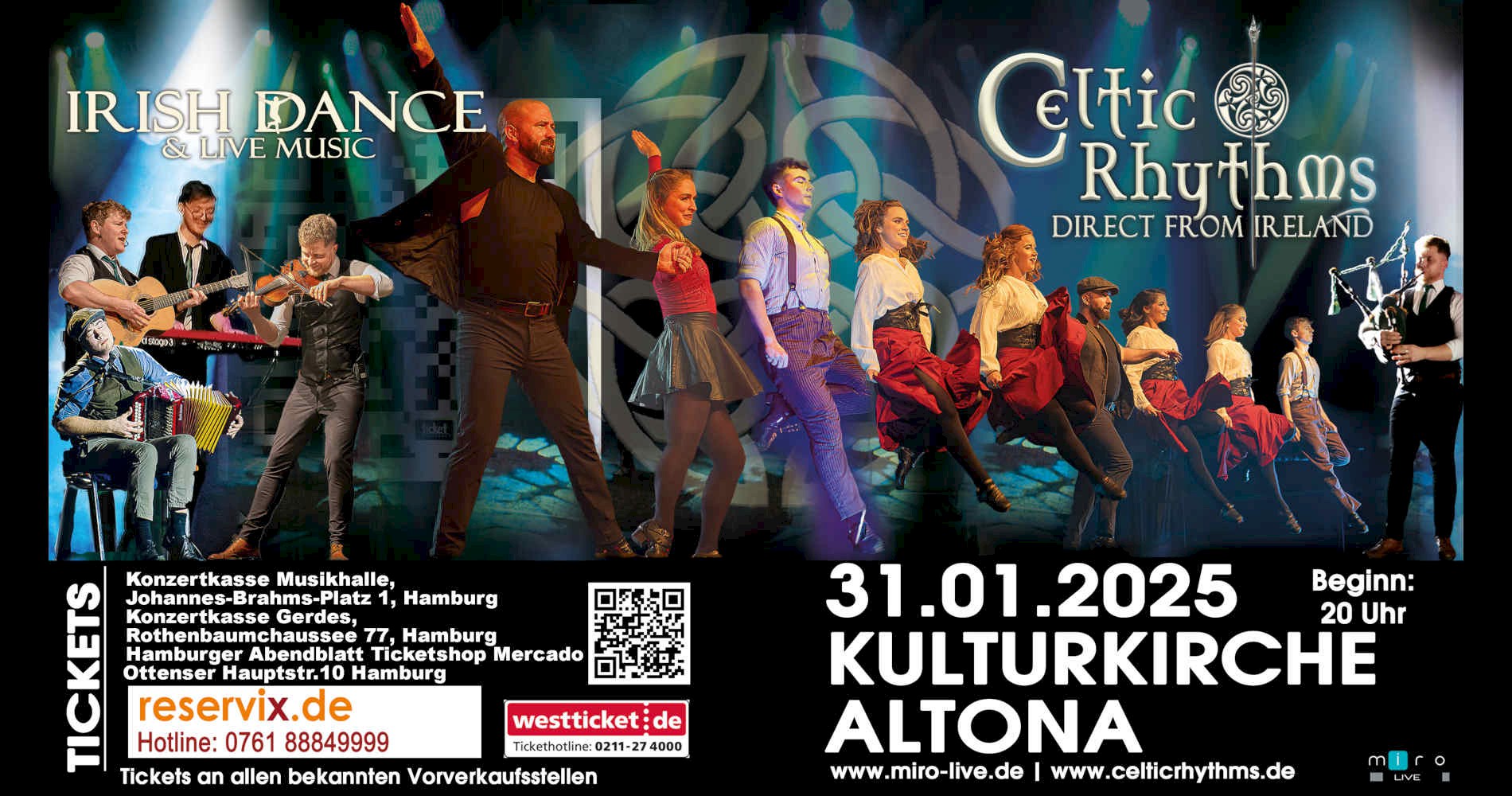 Celtic Rhythms direct from Ireland | Kulturkirche Altona