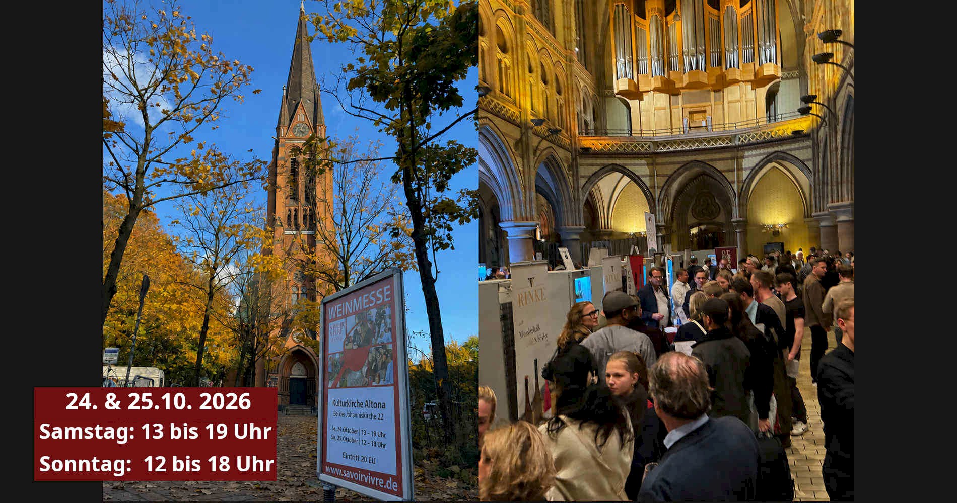 Savoir-Vivre Weinmesse HH | Kulturkirche Altona